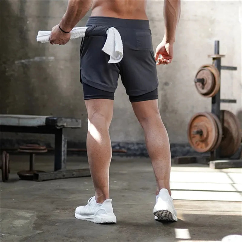 2 in 1 Sports Shorts