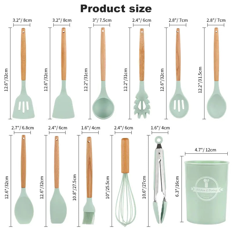 Silicone Kitchen Set - Non-Stick